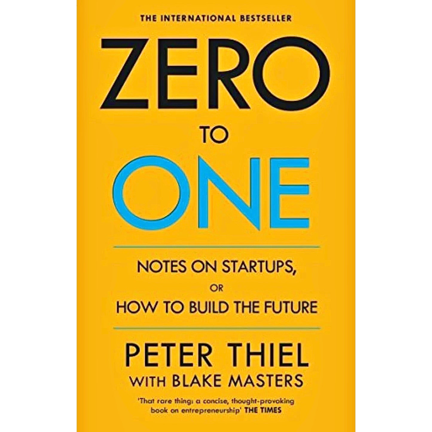 Zero To One Peter Theil