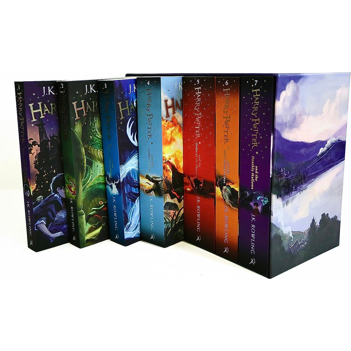 Harry Potter Box Set: The Complete Collection (Children's Paperback) - Harry Potter books set  (English, Mixed media product, Rowling J. K.)