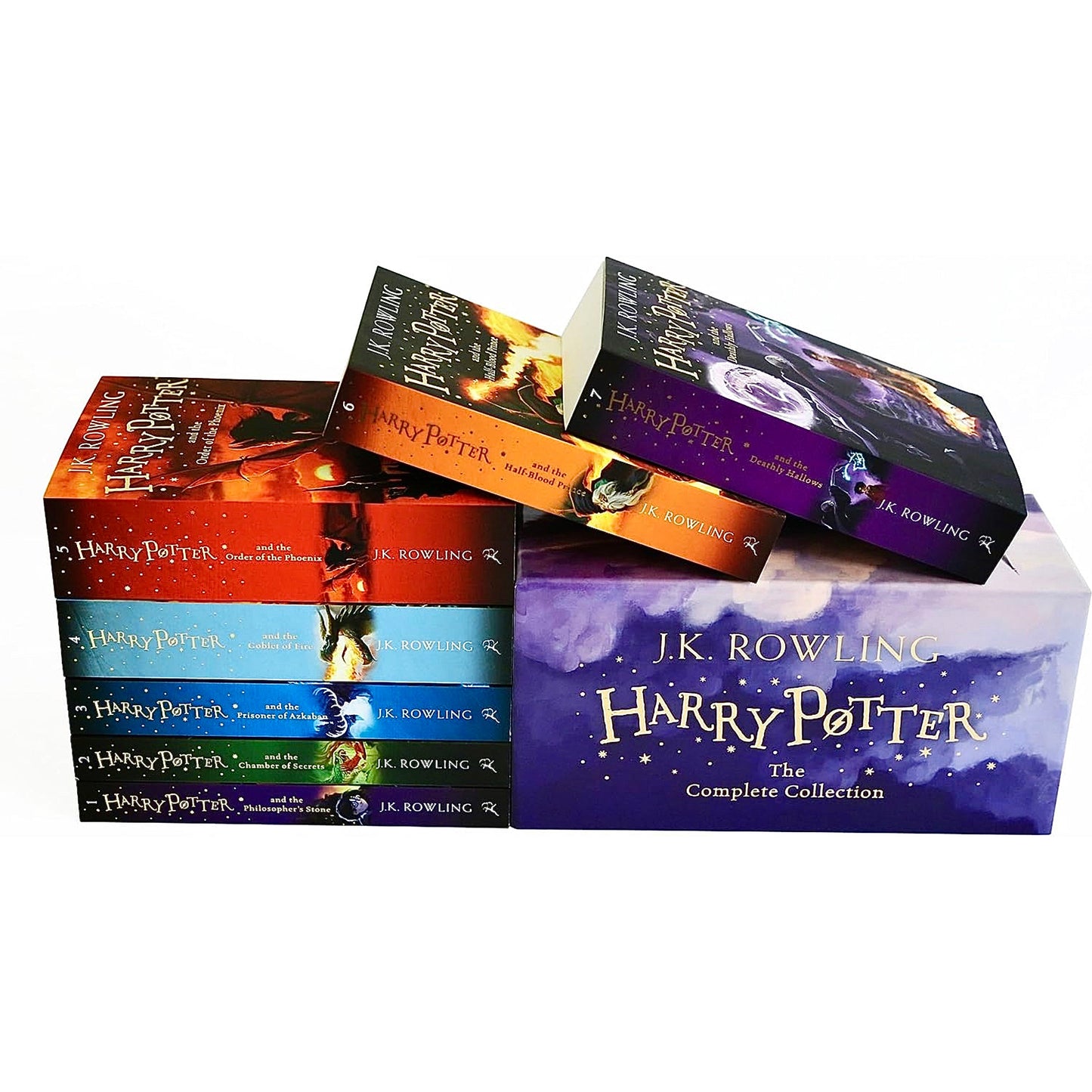 Harry Potter Box Set: The Complete Collection (Children's Paperback) - Harry Potter books set  (English, Mixed media product, Rowling J. K.)