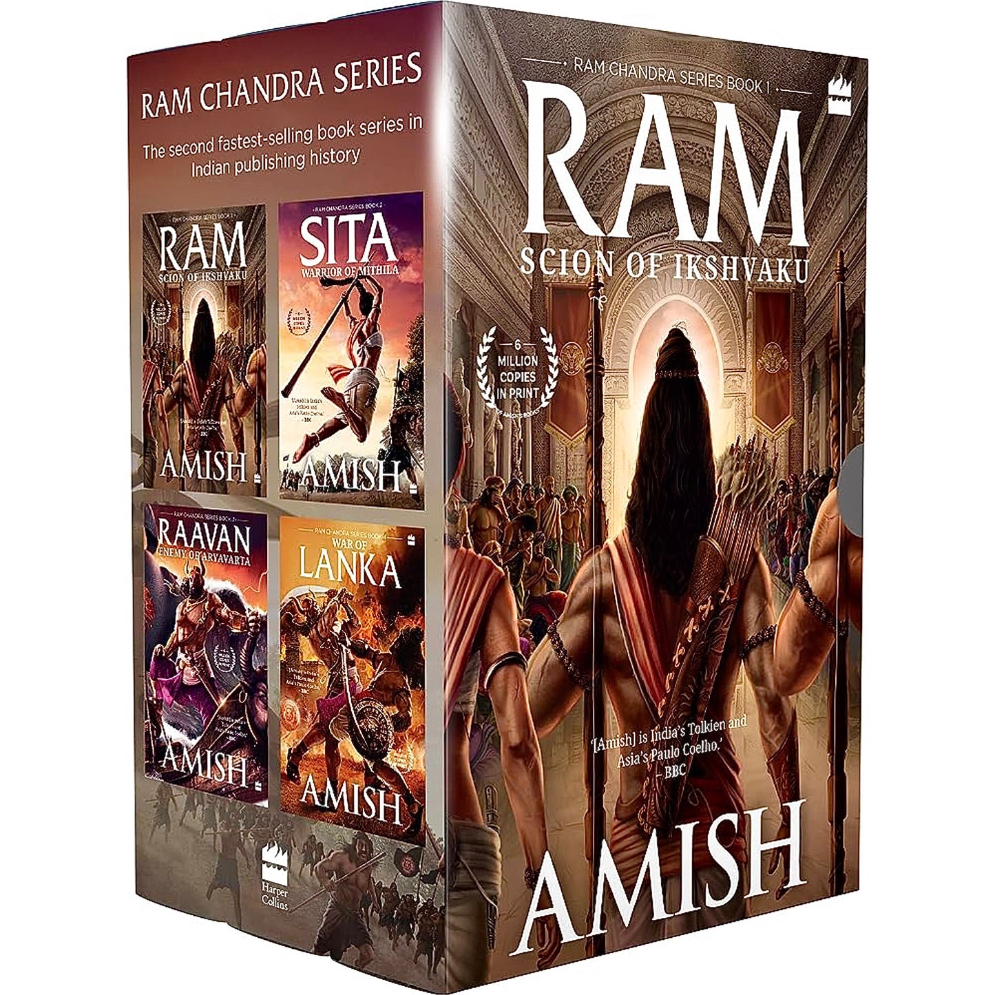 The Ram Chandra Series: Boxset of 4 Books (Ram - Scion of Ikshvaku, Sita : Warrior of Mithila, Raavan : Enemy of Aryavarta, War of Lanka)