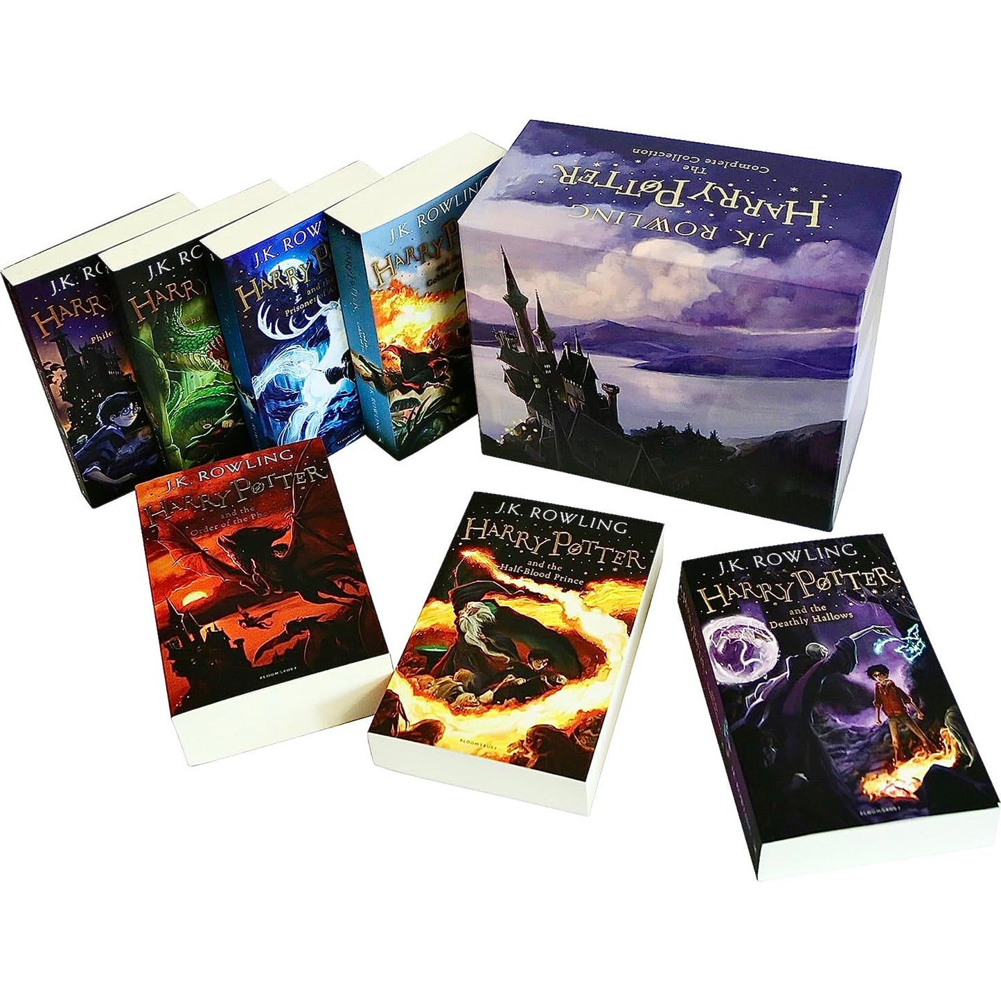 Harry Potter Box Set: The Complete Collection (Children's Paperback) - Harry Potter books set  (English, Mixed media product, Rowling J. K.)