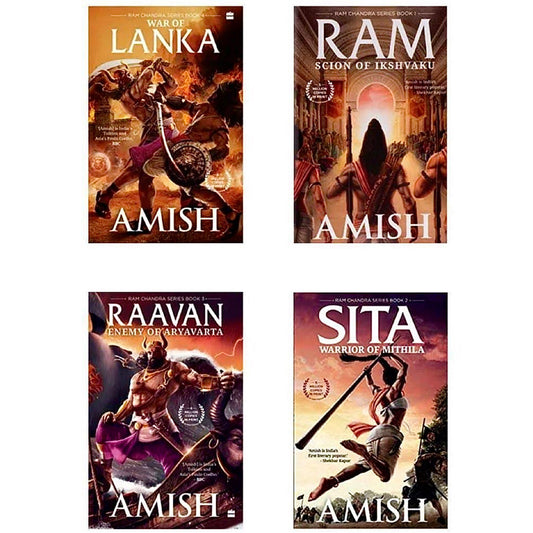 The Ram Chandra Series: Boxset of 4 Books (Ram - Scion of Ikshvaku, Sita : Warrior of Mithila, Raavan : Enemy of Aryavarta, War of Lanka)