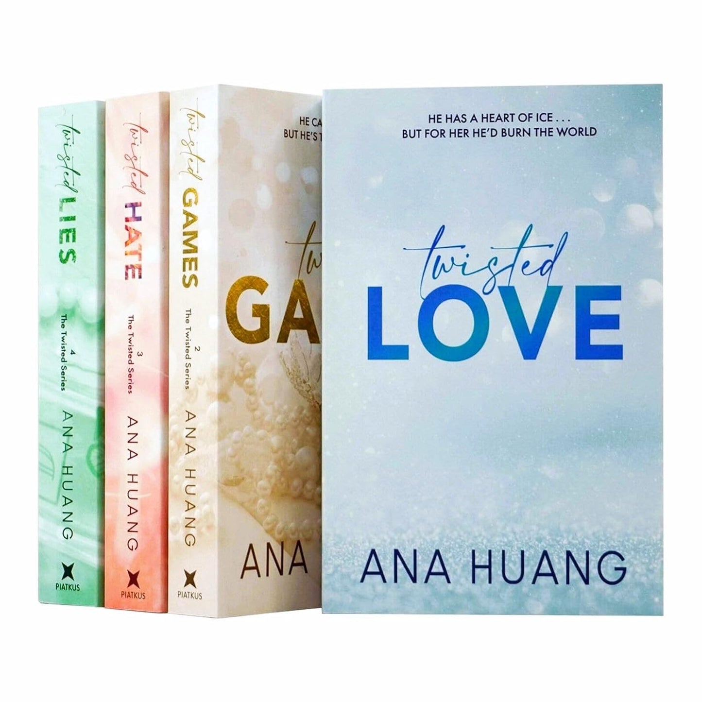 Twisted Series By Ana Huang All Four Books Combo (Twisted  Love + Twisted Game + Twisted Hate + Twisted Lies